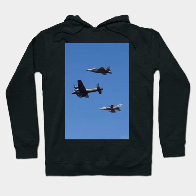 617 Squadron "The Dambusters" Past Present and Future Hoodie by AH64D